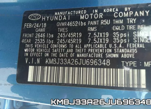 KM8J33A26JU696348 фото 10