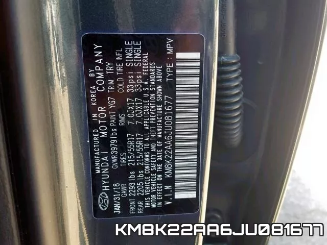 KM8K22AA6JU081677 фото 2
