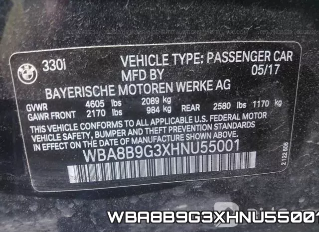 WBA8B9G3XHNU55001 фото 10