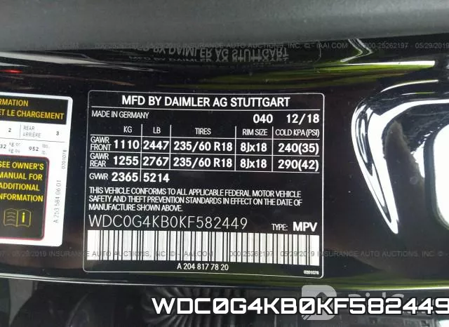 WDC0G4KB0KF582449 фото 9