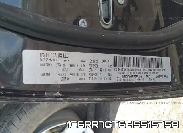 1C6RR7GT6HS515758 фото 10