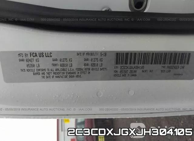 2C3CDXJGXJH304105 фото 10