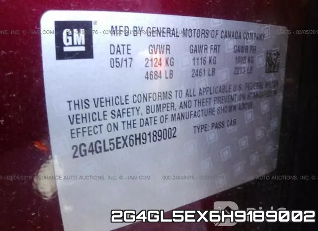 2G4GL5EX6H9189002 фото 10