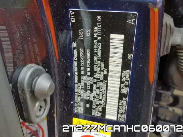 2T2ZZMCA7HC060072 фото 2