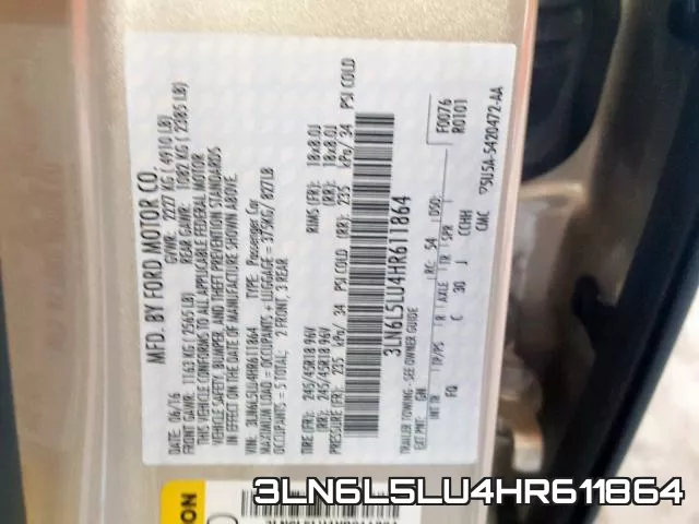 3LN6L5LU4HR611864 фото 2