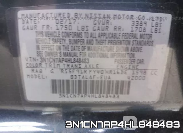 3N1CN7AP4HL848483 фото 10