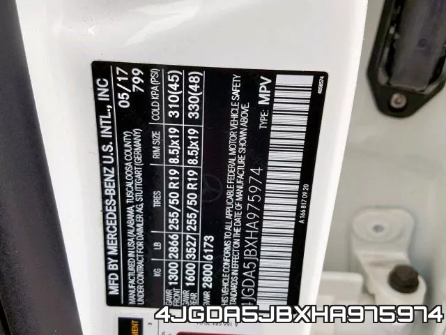 4JGDA5JBXHA975974 фото 2