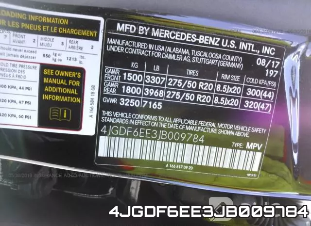 4JGDF6EE3JB009784 фото 10