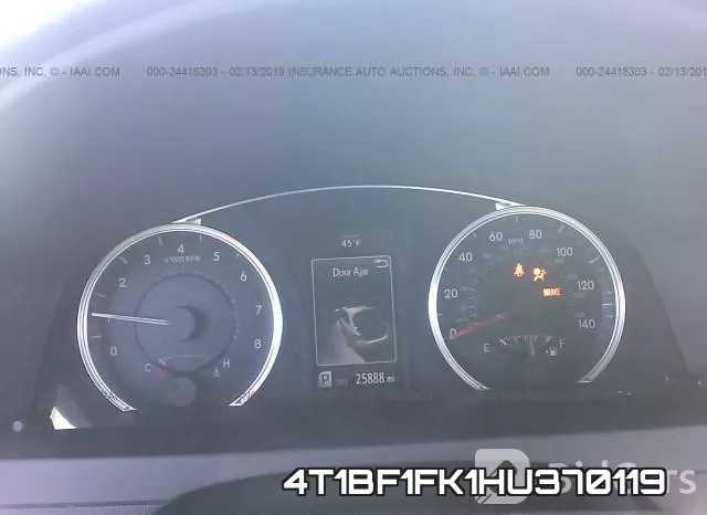 4T1BF1FK1HU370119 фото 7