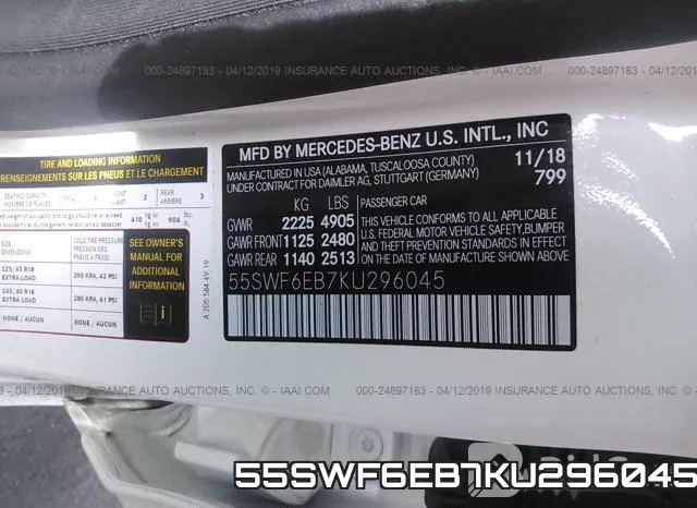 55SWF6EB7KU296045 фото 10