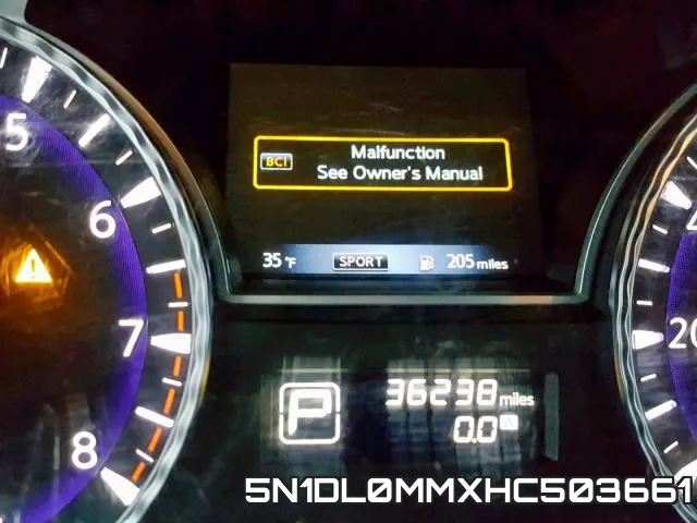 5N1DL0MMXHC503661 фото 9