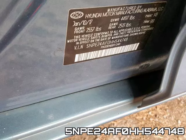 5NPE24AF0HH544748 фото 2