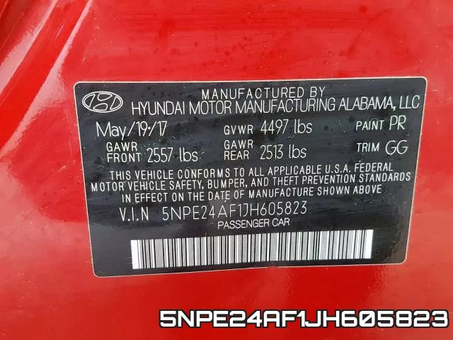5NPE24AF1JH605823 фото 2