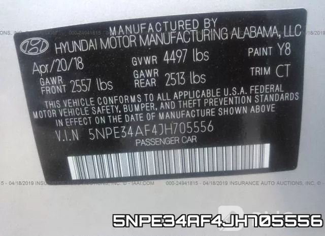 5NPE34AF4JH705556 фото 10