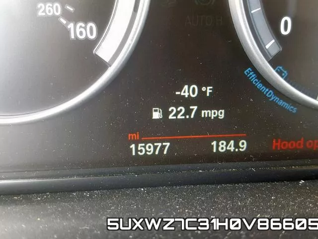 5UXWZ7C31H0V86605 фото 9
