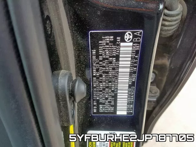 5YFBURHE2JP787705 фото 2