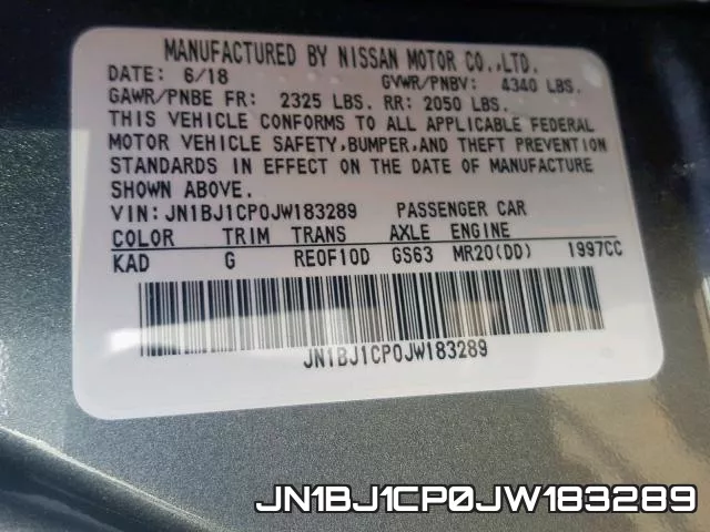 JN1BJ1CP0JW183289 фото 2