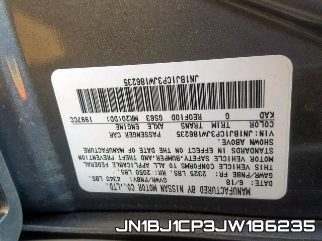 JN1BJ1CP3JW186235 фото 2