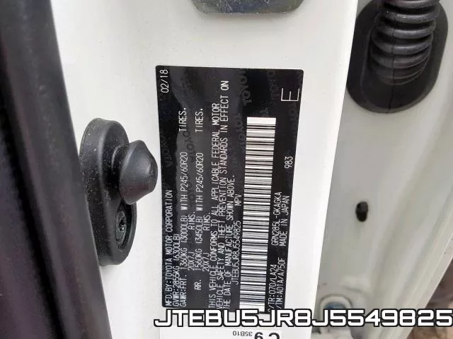 JTEBU5JR8J5549825 фото 2