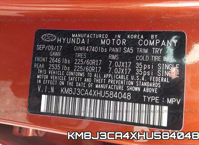 KM8J3CA4XHU584048 фото 9