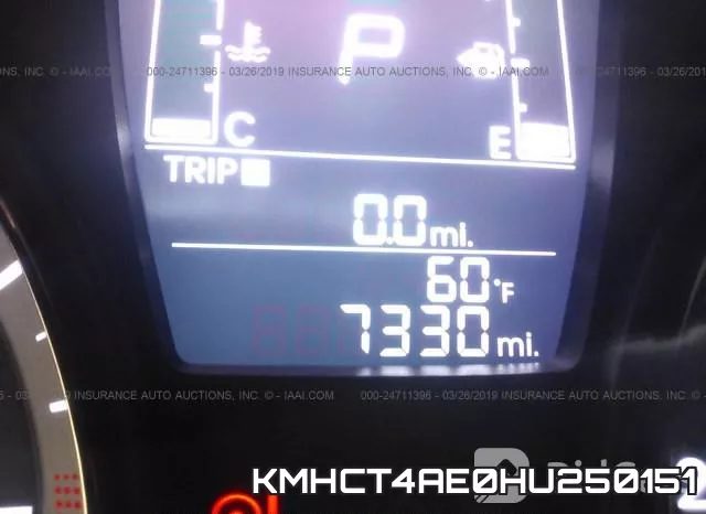 KMHCT4AE0HU250151 фото 8