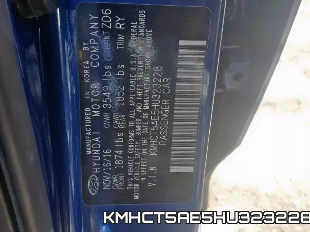 KMHCT5AE5HU323228 фото 2