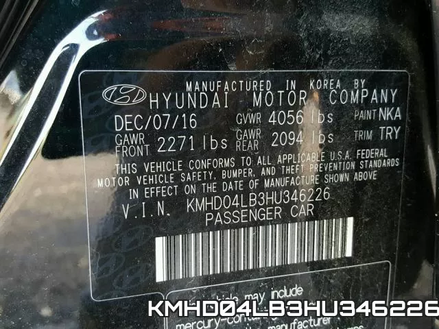 KMHD04LB3HU346226 фото 2