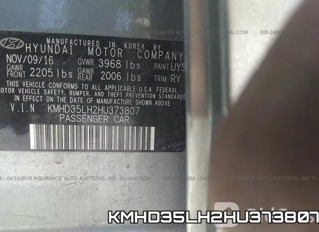 KMHD35LH2HU373807 фото 10