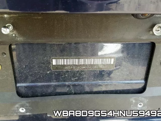 WBA8D9G54HNU59492 фото 2