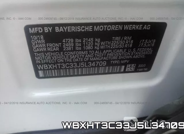 WBXHT3C33J5L34709 фото 10