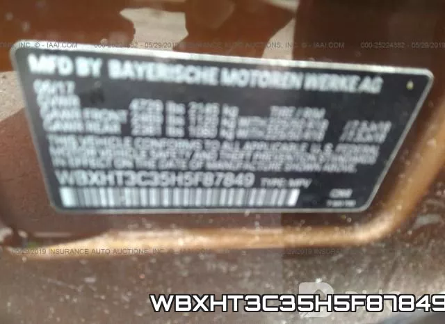 WBXHT3C35H5F87849 фото 10