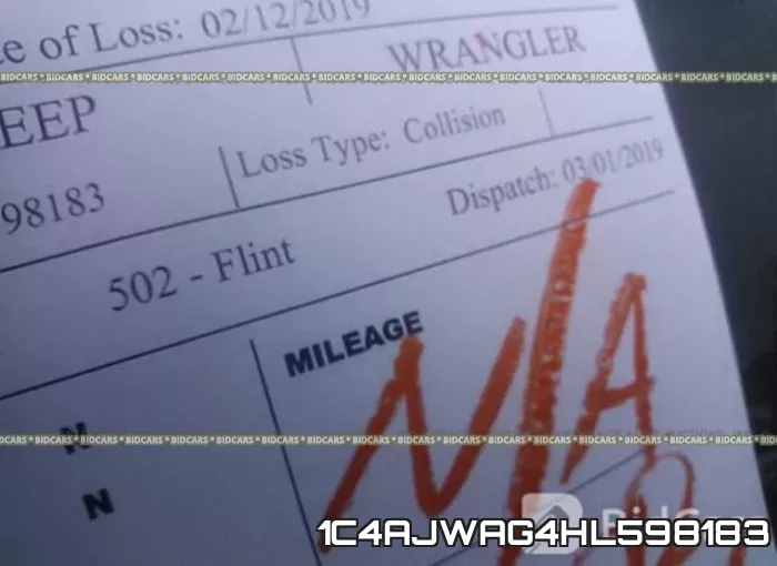 1C4AJWAG4HL598183 фото 8