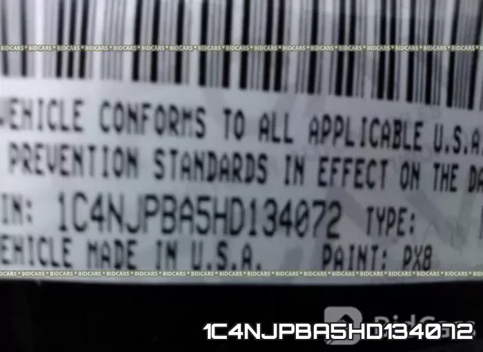 1C4NJPBA5HD134072 фото 10