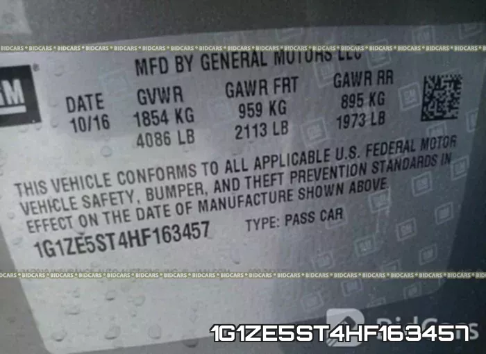1G1ZE5ST4HF163457 фото 10