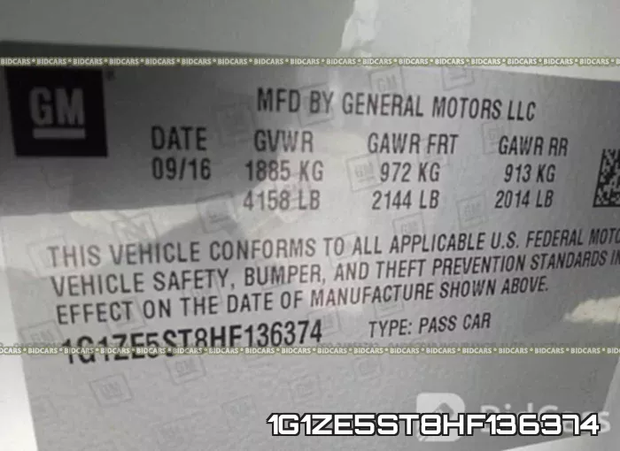 1G1ZE5ST8HF136374 фото 10