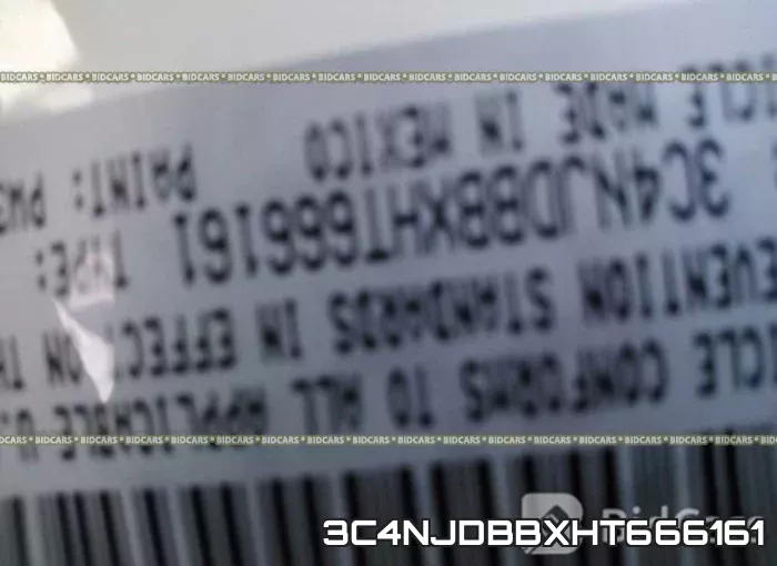 3C4NJDBBXHT666161 фото 10