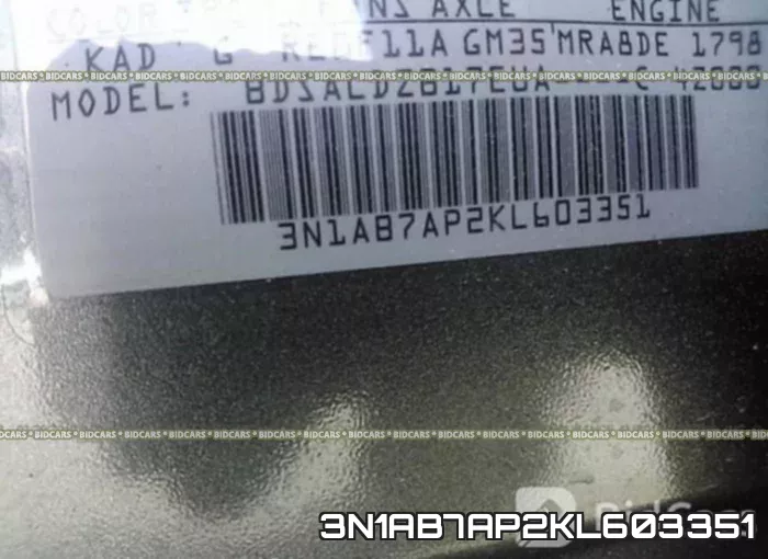 3N1AB7AP2KL603351 фото 10