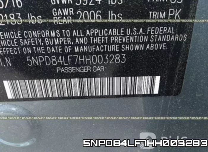 5NPD84LF7HH003283 фото 10