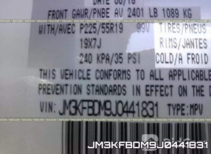 JM3KFBDM9J0441831 фото 10