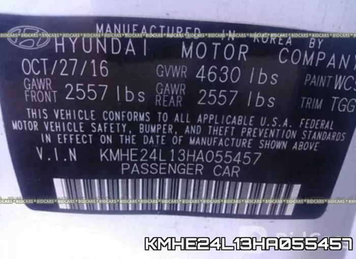 KMHE24L13HA055457 фото 10