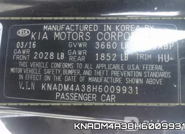 KNADM4A38H6009931 фото 10