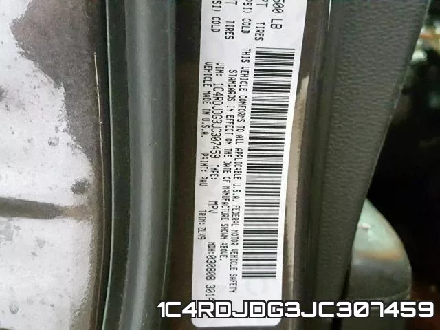 1C4RDJDG3JC307459 фото 2