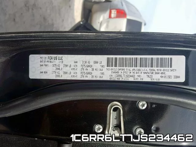 1C6RR6LT7JS234462 фото 2