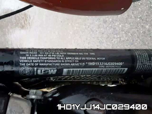 1HD1YJJ14JC029400 фото 2