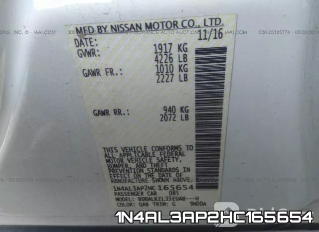1N4AL3AP2HC165654 фото 10