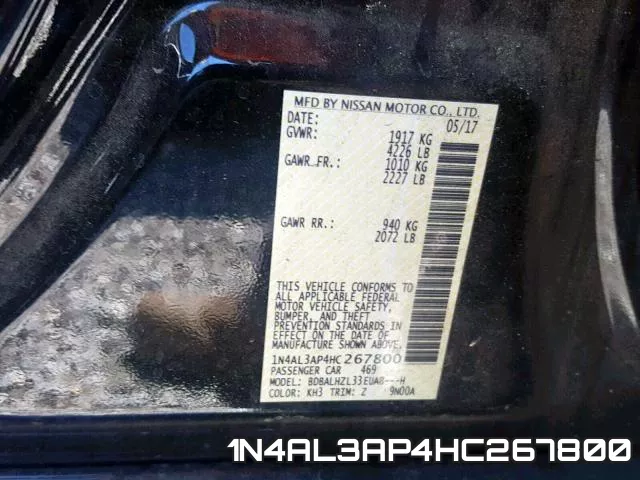 1N4AL3AP4HC267800 фото 2