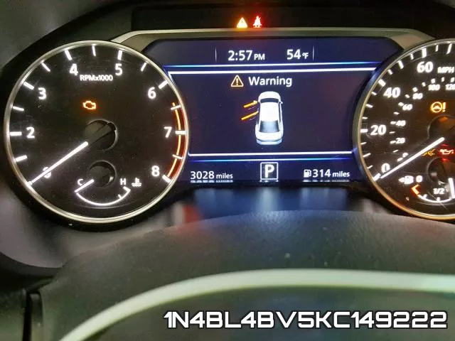 1N4BL4BV5KC149222 фото 9