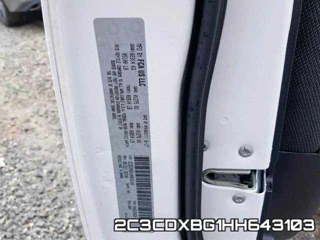 2C3CDXBG1HH643103 фото 2