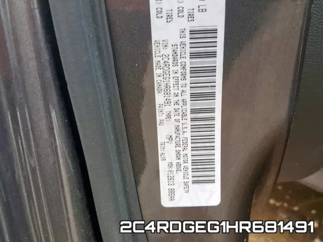 2C4RDGEG1HR681491 фото 2