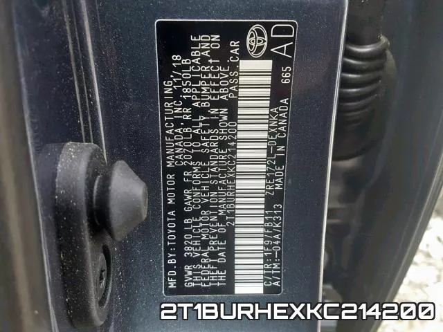 2T1BURHEXKC214200 фото 2